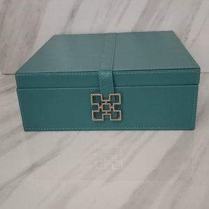 NWOT (2) Available VTG Lthr Jewelry Boxes. Global Views Aarhus PLEASE see pics!